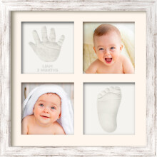 Kit d'empreintes de mains et de pieds de bb Kit d'empreintes de pieds de bb en argile, cadre souvenir pour chambre d'enfant, cadre photo po