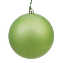 Vickerman N591254DCV Candy Ball Ornaments with Shatterproof UV Resistant Pre-drilled Cap Secured & 6"""" of Green Floral Wire in 4 per Bag 4.75"""" Ce