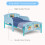 Delta Children Delta Children Plastic Toddler Bed, Bluey 4