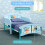 Delta Children Delta Children Plastic Toddler Bed, Bluey 3