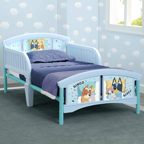 Delta Children Delta Children Plastic Toddler Bed, Bluey 1