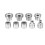 3Pcs Diamond Microdermabrasion Wand Cotton Filter 9 Tips 4