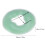 Silicone Face Massage Pillow Soft Spa Cushion Light Green 3
