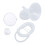 4-teiliges Brustpumpen-Set S1/S2/9/24mm Flansch Ventil 3