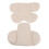 (Beige) Cuscino Supporto Testa e Collo per Seggiolino Auto Grigio 2