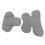 (Cinerous) Cuscino Supporto Testa e Collo per Seggiolino Auto Grigio 3