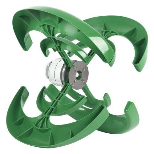 Windkraftgenerator, grüne Laternenform, 1