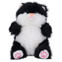 (Black) Flauschige schwarze Katzengummibärchen für Mädchen und Frauen