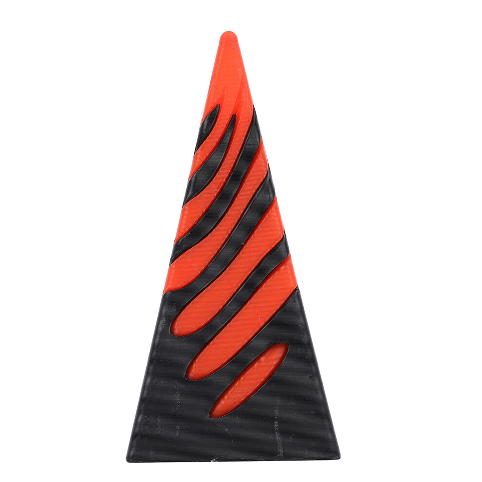 (Red Black) Impossible Pyramid Passthrough 3D Spiral Cone Stress Relief Red Black 604725172983