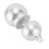 (Silver) Magnetischer Schwebe-Fingertipp-Gurken-Spielzeug Silber 5