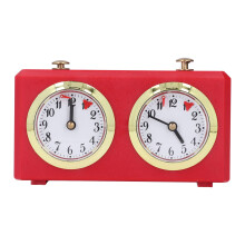 (Red) Mechanische Schachuhr Digital Ohne Batterie Vintage Tragbar