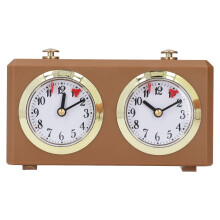 (Tan) Mechanische Schachuhr Digital Ohne Batterie Vintage Tragbar