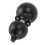 (Black) Gioco levitante per dita ADHD, Silver 3