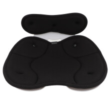 (Black) Lendenwirbelstütz-Kissen Ergonomisch Atmungsaktiv Schwarz