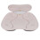 (Beige) Lumbuskussen Ergonomisch Ademzwart 1