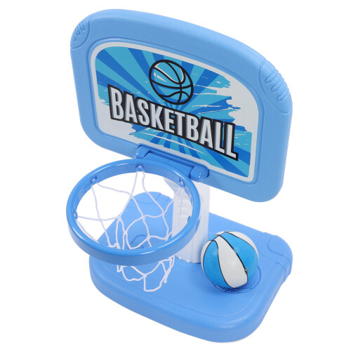 Set gioco canestro piscina regolabile con 2 palline e pompa 2