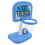 Set gioco canestro piscina regolabile con 2 palline e pompa 5