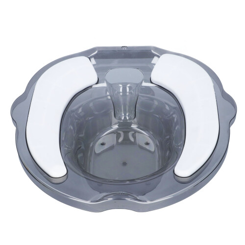 (Translucent Grey) Sitzbad-WC-Sitz Hämorrhoiden-Linderung 2500ML TPR
