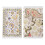 2x 1:12 Mini-Teppich Puppenhaus Accessoire Decke 1