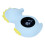 Seepferdchen-Babybadthermometer, LED, schwimmend 4