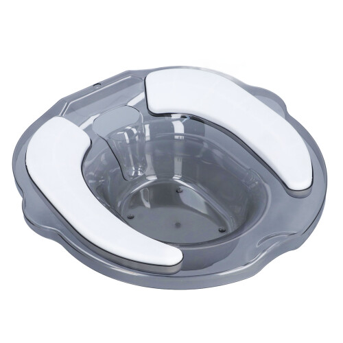 (Translucent Grey) Sitzbad-WC-Sitz Hämorrhoiden-Linderung 2500ML TPR 1