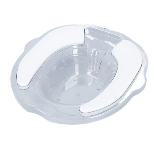 (Transparent) Sitzbad-WC-Sitz Hämorrhoiden-Linderung 2500ML TPR 1