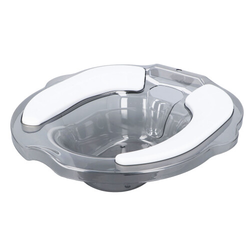 (Translucent Grey) Sitzbad-WC-Sitz Hämorrhoiden-Linderung 2500ML TPR 2