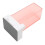 Automatischer Wattepadhalter, rosa, transparentes 13