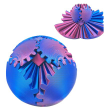 (2.8in Blue Red) 3D-Druck Getriebekugel Spannungsregelung 3,1 Zoll Blau Grün