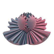 (2.8in Red Black) 3D-Druck Getriebekugel Spannungsregelung 3,1 Zoll Blau Grün
