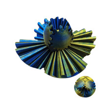 (3.1in Gold Blue) 3D-Druck Getriebekugel Spannungsregelung 3,1 Zoll Blau Grün