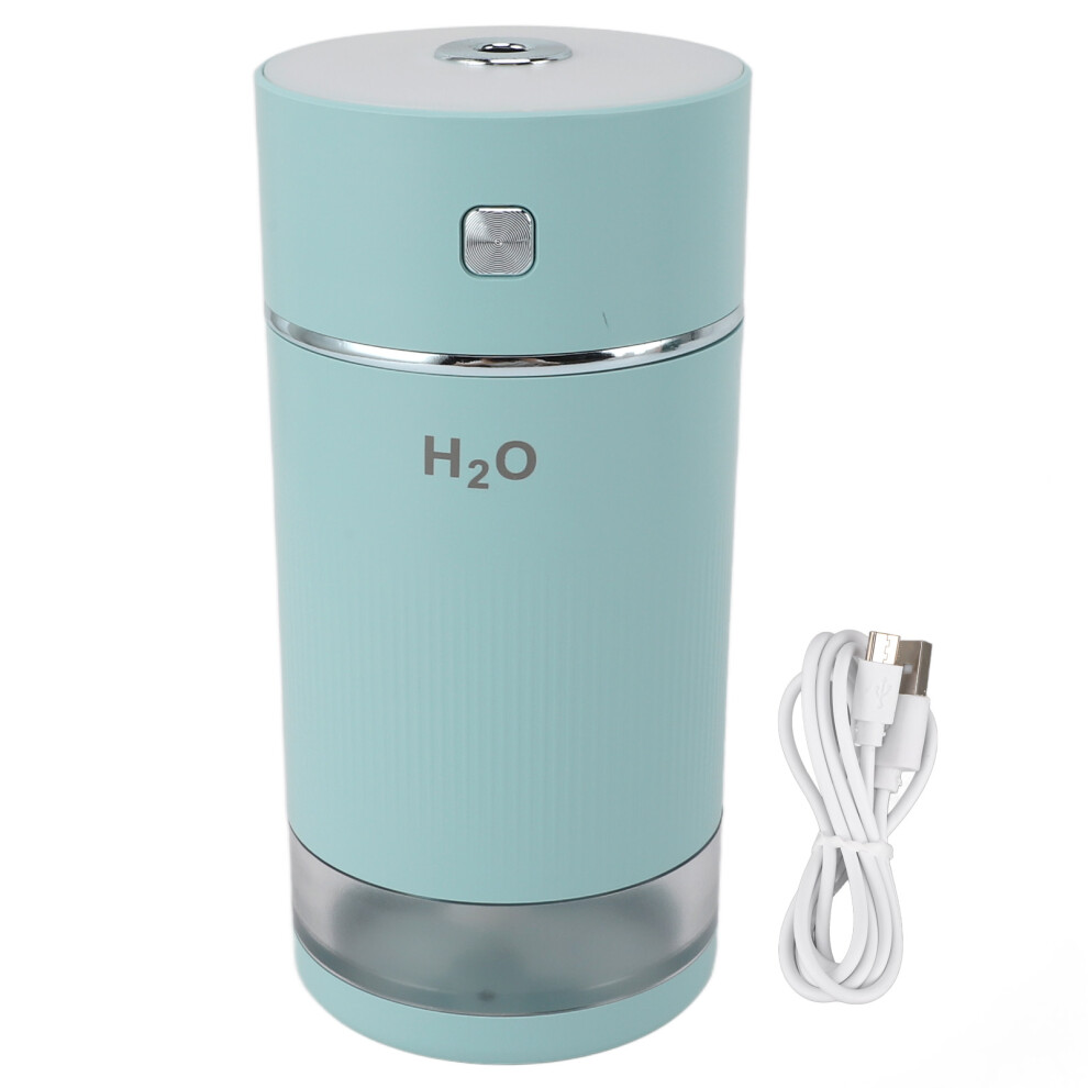 (Blue) 2 in 1 Ultrasound Humidifier USB Mini 240ml Cool Mist Night Light-image-OPC-PMMKBZC-NEW