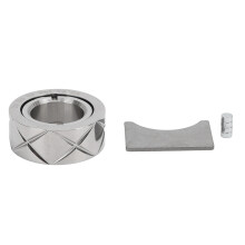 Edelstahl-Fingerring gegen Angst und Stress