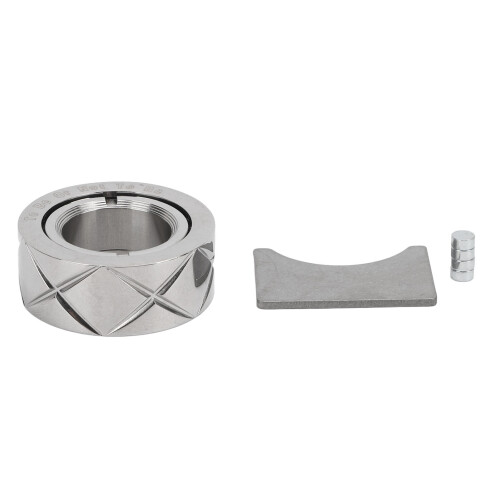 Edelstahl-Fingerring gegen Angst und Stress