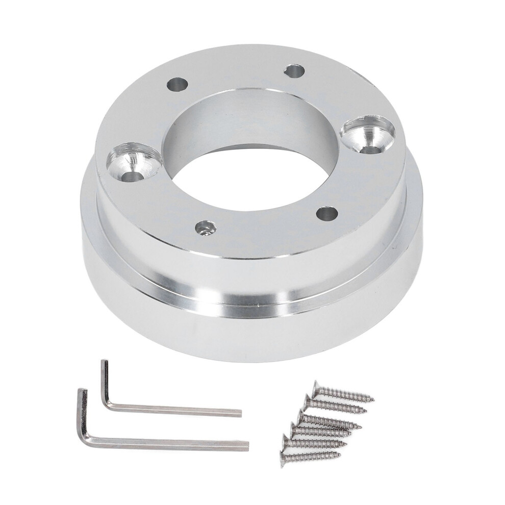 () 70Mm Steering Wheel Adapter Plate For Logitech G29 G920 G923 Silver/Black 604725175151
