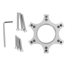 (Silver) 70mm Gaming-Rad-Adapter für Thrustmaster T300RS, Silber