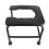 (Black) Draagbare Commode Stoel voor Ouderen Zwanger Grijs 3