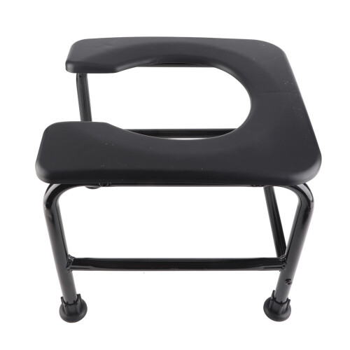 (Black) Draagbare Commode Stoel voor Ouderen Zwanger Grijs 2