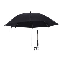 (Black) Baby-Sonnenschutz für Kinderwagen 360 verstellbar Schwarz
