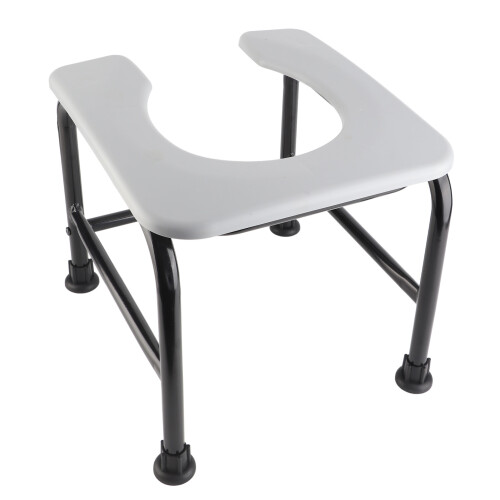 (Gray) Draagbare Commode Stoel voor Ouderen Zwanger Grijs 1
