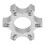 (Silver) 70mm Gaming-Rad-Adapter für Thrustmaster T300RS, Silber 4