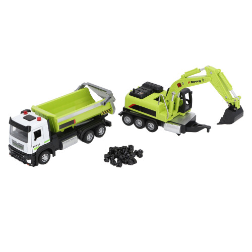 (Green) Bagger-LKW Multifunktionsmodell Spielzeug