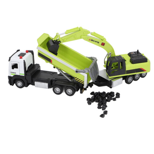 (Green) Bagger-LKW Multifunktionsmodell Spielzeug 1