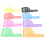 8x Match Cheer Gloves Doppelseitig EVA Sport 4