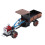 Vintage Alloy Tractor Model with Light & Wheels 2