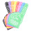 8x Match Cheer Gloves Doppelseitig EVA Sport 2