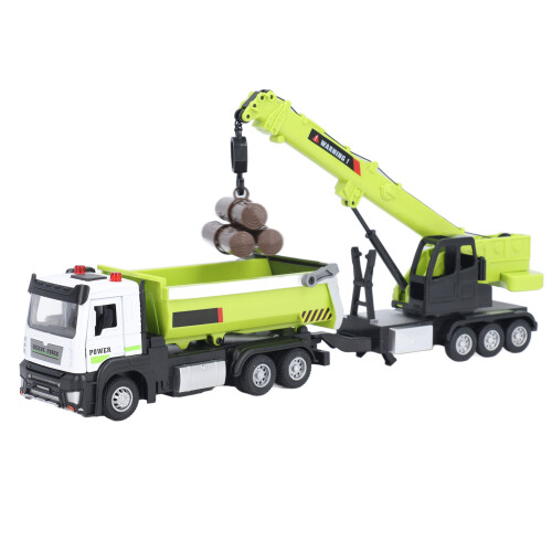 (Green) Alloy Kran-LKW Multifunktionsbau-Spielzeug 1