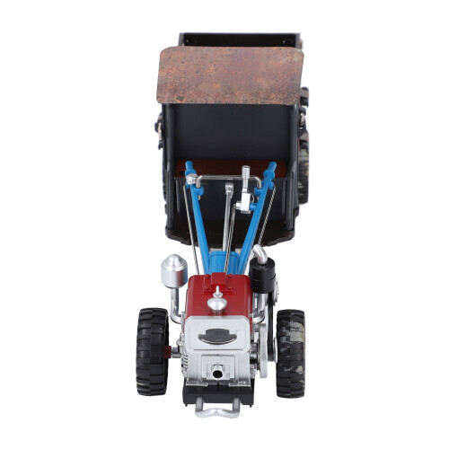 Vintage Alloy Tractor Model with Light & Wheels 2