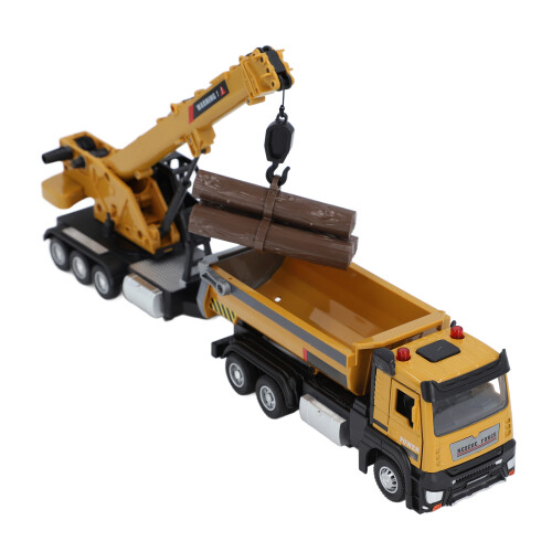 (Yellow) Alloy Kran-LKW Multifunktionsbau-Spielzeug 2