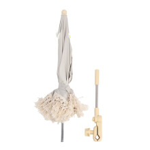 (Chrysanthemum Umbrella) Baby-Schirm UV-Schutz verstellbar beige für Kinderwagen